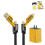120W Dual USB&Dual Type-C Fast Charger Style 1