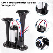 🚨135dB Super Loud 12V Train Air Horn – Safe, Durable & Easy Install! 🚛🎺