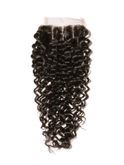 Hair 4 Bundles Brazilian Virgin Jerry Curly Hair With Lace Closure