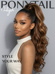 360 HD Lace Pre-plucked Luxury Raw Virgin Hair Caramel Brown With Money Piece Highlights Body Wave Wig