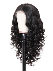 Loose Wave 13x4 Lace Front Deep Parting High Quality Wigs Pre Plucked with Baby Hair
