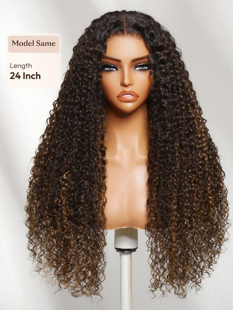 7x5 & 13x4 Bye-Bye Slip? Glueless Lace Purple Black Cherry Loose Wave & Layered Straight Wig-Pull & Go With Invisi Drawstring