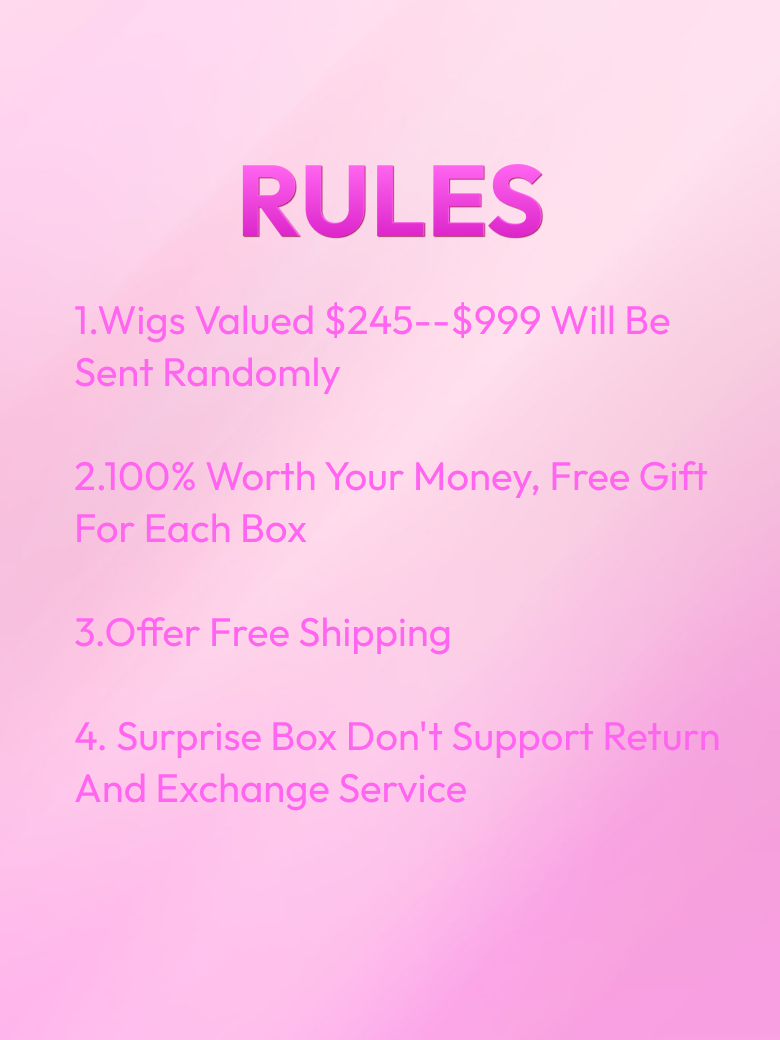 $59 Surprise Box Win 24 Inch Bye-Bye knots Wig Value $159-$219