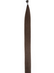 Chocolate Brown Human Hair I Tip Extension