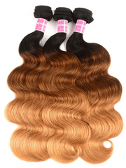 Hair 3 Bundles Brazilian Ombre Body Wave Human Hair