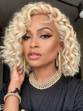 Petaluxe 13x4 Lace Front 613 Blonde Deep Wave Wavy Wig