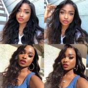 Hair Unprocessed Body Wave Hair 3 Bundles With 4x4 Lace Closure