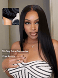 [24"=$107] Petaluxe 7x5 Glueless Lace Yaki Straight Pre-cut/ Pre-pluck/ Pre-bleached Bye Bye Knots Wig