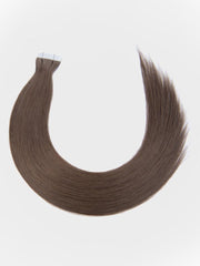 Walnut Brown Human Hair Tape In Extension
