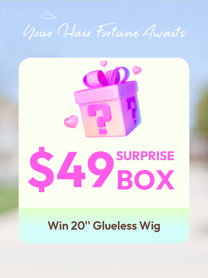 Petaluxe $49 Surprise Box Win Glueless Wig Value $199-$299