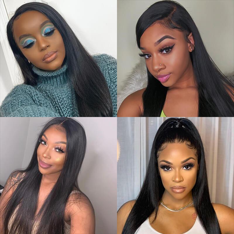 Brazilian Hair 3pcs Virgin+ Straight Human Hair Extension Kysiss Series