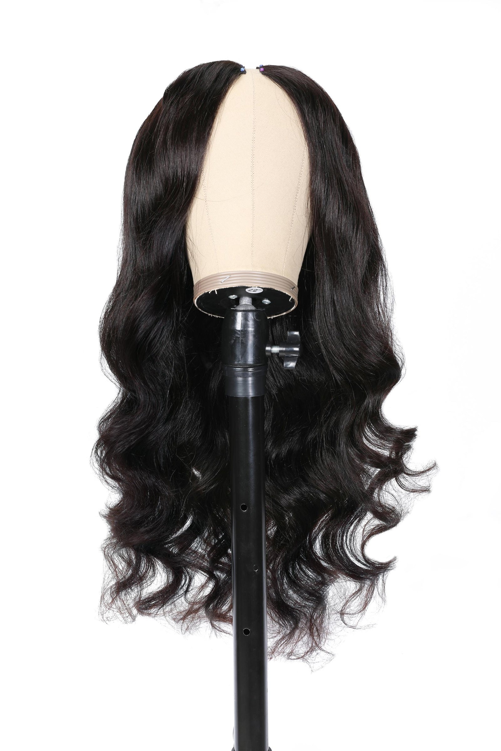Body Wave Beginner Friendly V Part Wig 30 Seconds Quick Install Natural Black No Glue