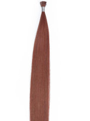 Vibrant Red Human Hair I Tip Extension