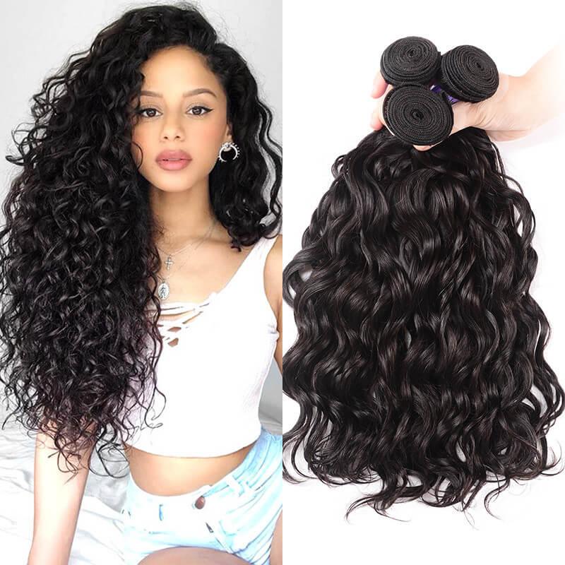 Brazilian Natural Wave Hair Weaves 3 pcs/lot Kysiss Series