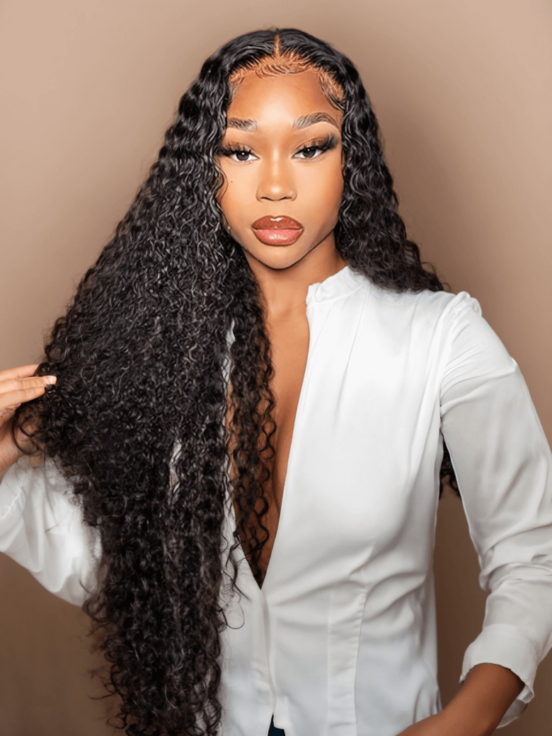 Melt HD 5x5 Lace Closure Deep Parting Curly Hair Invisible Knots