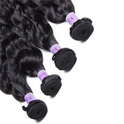 Indian Natural Wave Human Hair 4 Bundles For Sale With Closure Kysiss Series