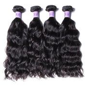 Brazilian 4pcs Natural Wave Virgin Hair With Closure Kysiss Series