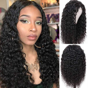 13x6 Lace Front Wigs Water Wave Pre Plucked Frontal Human Hair Wigs
