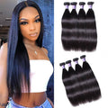 Petaluxe 4 Bundles Unprocessed Straight Peruvian Virgin Human Hair Kysiss Series