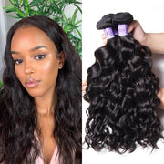 Indian Unprocessed Natural Wave Product Virgin+ 4 Bundles Kysiss Series