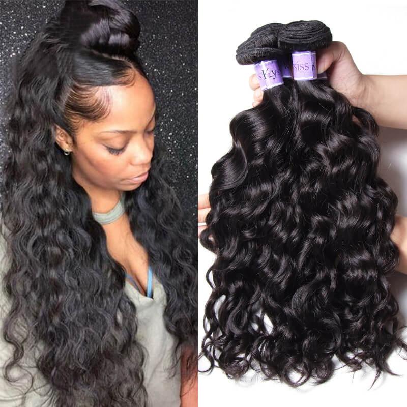 Natural Wave Weft Malaysian Product 3 Bundles Kysiss Series