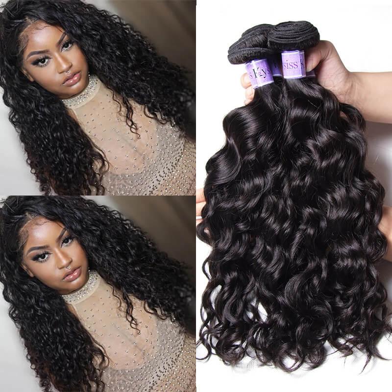 3 Bundles Products Indian Natural Wave Kysiss Series