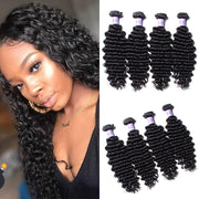 Peruvian Deep Wave Hair Extensions 4pcs/Lot Kysiss Series