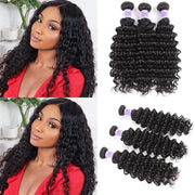 Brazilian Deep Wave Product 3 Bundles Virgin+ Hair Kysiss Series
