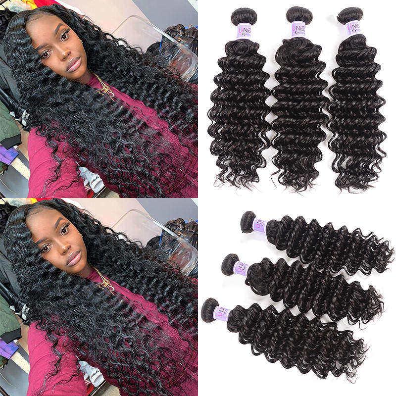 3pcs/pack Malaysian Deep Wave Hair Extension Kysiss Series