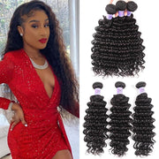 3pcs/pack Peruvian Deep Human Hair Weaves Kysiss Series