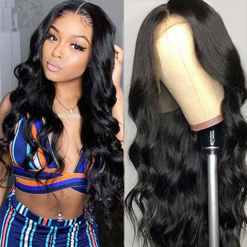 Body Wave T Lace Front Wig 150% Density Deep Part Lace Wigs