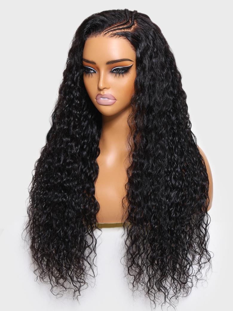 Bye-Bye Knots Glueless 7x5 Lace Natural Black Braided Wig