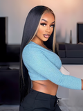 Petaluxe [18"=$59] Highlight Ombre TL27 Straight Lace Part Wigs