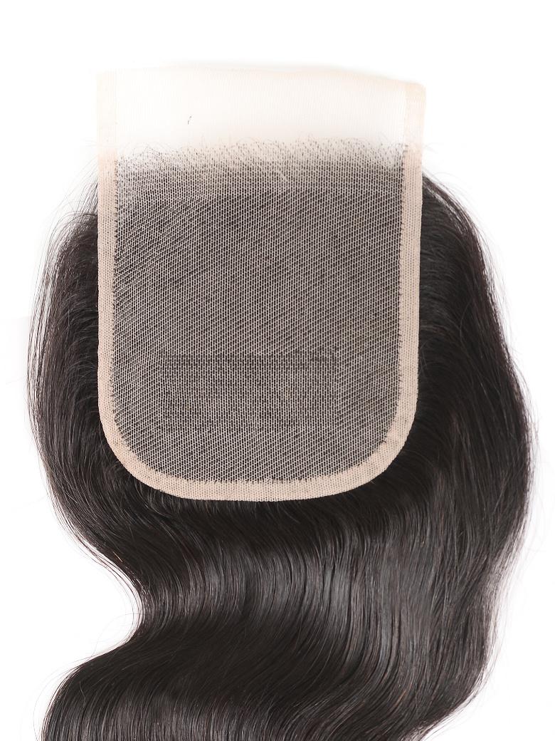 Natural Color Body Wave 4x4 Free Part Lace Closure