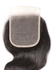 Natural Color Body Wave 4x4 Free Part Lace Closure