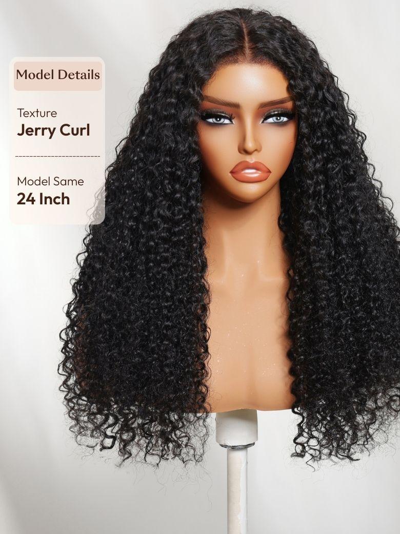 Bye-Bye Knots? 7x5 Lace Body Curls Wig with Feathered Layers & Invisi Drawstring 180% Density