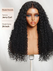 Bye-Bye Knots? 7x5 Lace Body Curls Wig with Feathered Layers & Invisi Drawstring 180% Density