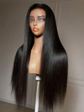 Petaluxe 360 HD Lace Pre-plucked Luxury Raw Virgin Hair Natural Black Straight Wig