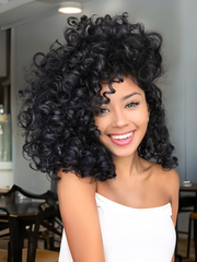 Funmi Curly Tight & Neat Human 1 Bundle Virgin Hair Natural Color