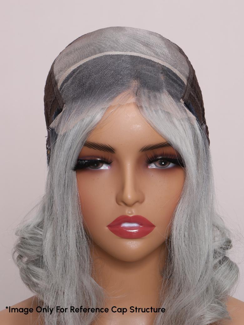 VIVICA-12" MOMO LACE BODY WAVE HUMAN HAIR WIG