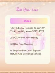 $59 Surprise Box Win 24 Inch Bye-Bye knots Wig Value $159-$219