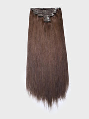 Dark Brown Human Hair Clip In Extension