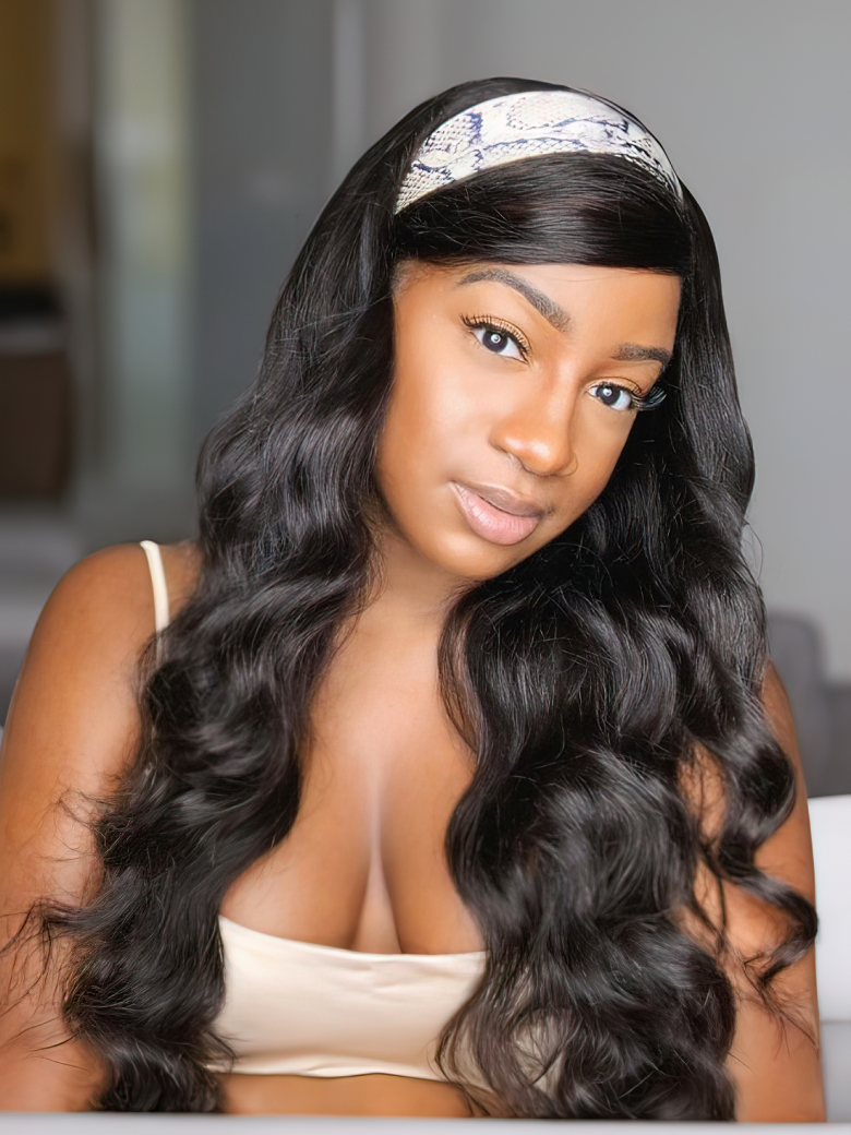 20 inch  Body Wave Headband Wig