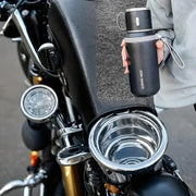 🥤❄️1PCS 600ml 316 stainless steel vacuum insulated bottle, 21oz double-walled insulated cup with dual lids