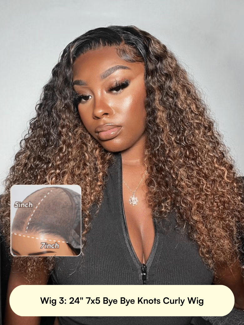 18"- 36" From $79: 7x5 Bye Bye Knots Wig | 13x4 Pre-Everything Lace Wig | 13x4 Lace Front Wig | T Part Wig | HD Lace Wig