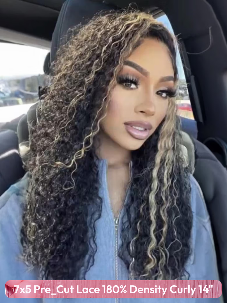 [$19.9 First Come First Served] Glueless Wigs 250% Density V Part Deep Wave/ 360 Lace/ 13x4 Front Lace... Limited Stock