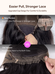 Invisible Strap 360 Lace Black Water Wave Wig