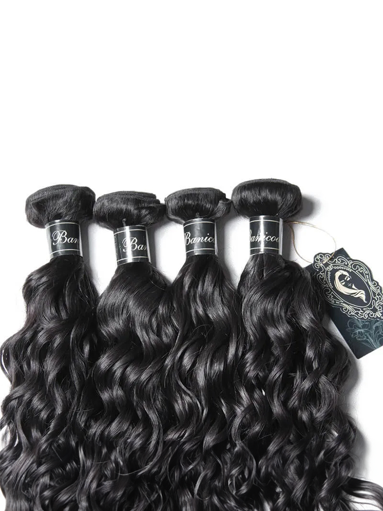 Premium Series 3 Bundles Human Virgin Hair Weavs Jerry Curly Deep Wave Natural Wave Hair