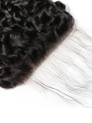 Undetectable HD Lace 5x5 Closure with 3 Deep Wave Bundles