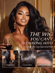 13x4 Pre-Everything? HD Lace & Transparent Lace Front Pull And Go 3D Body Wave Wig Real Ear To Ear With Invisi Drawstring Wig